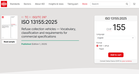 历史性突破 | K8官网环境主导！首个由中国企业牵头编制的环卫装备ISO国际标准正式发布！